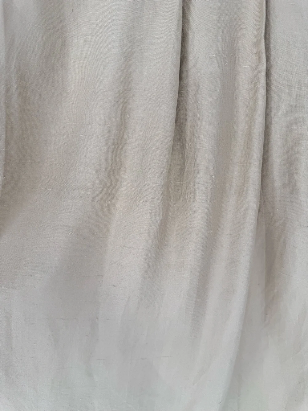 Ralph Lauren Blue Label VTG Y2K 100% Silk Maxi Skirt 4 Beige Old Money Classic - Picture 4 of 12